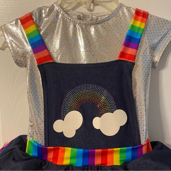 A Wish Come True Rainbow Rocks Dance Costume Size ISC - Picture 6 of 13